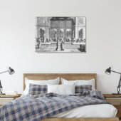 Frauen tanzen im Harem Leinwanddruck (Insitu (Schlafzimmer))