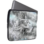 Frauen tanzen in den Wolken - Gefühl - Malerei Laptopschutzhülle (Vorne Rechts)