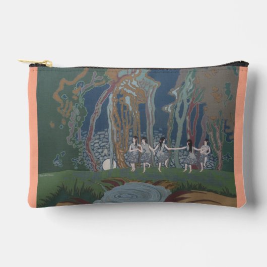 Frauen tanzen mit dem Mond Zubehörtasche (Vorderseite)