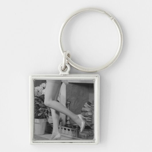 Frauen-Tanzen Schlüsselanhänger (Vorne)