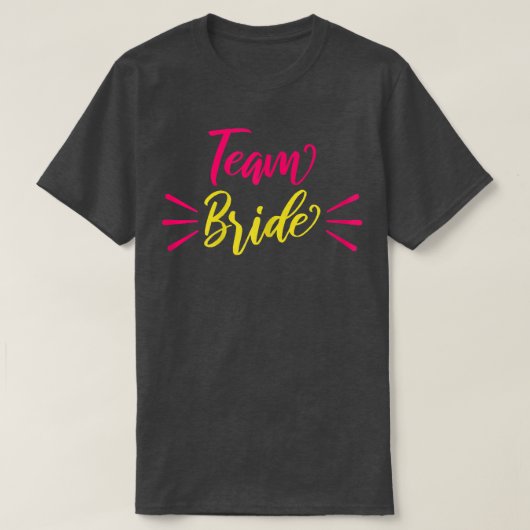 Frauen Team Bride Fun T-Shirt (Design vorne)
