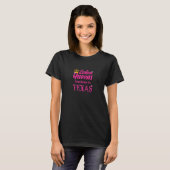 Frauen Texas stolz Latina Queen 1 T-Shirt (Vorne ganz)