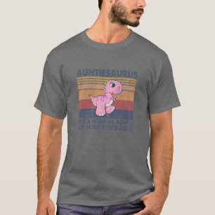 Frauen Tg Vintag Auntiesaurus Onkel Unicorn Lover T-Shirt