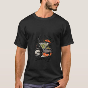 Frauen Tippsy Hexen Gesellschaft Lustiger Hallowee T-Shirt