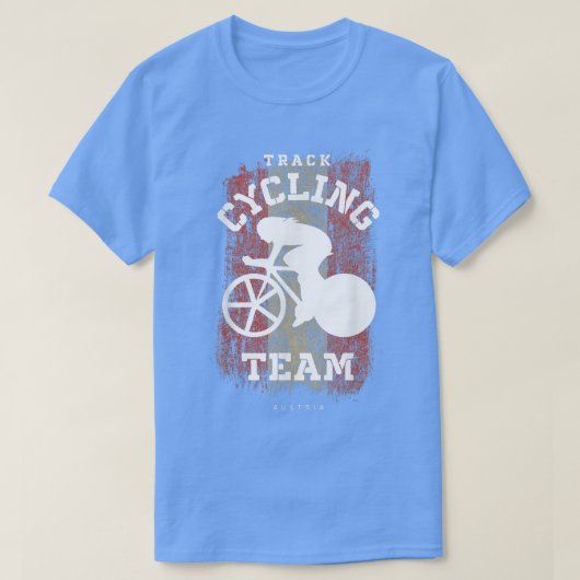 Frauen Track Cycling Austria Road Bike Speed Cycli T-Shirt (Design vorne)