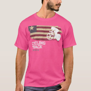 Frauen Track Cycling Liberia Road Bike Speed Cycli T-Shirt