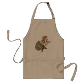 Frauen tragen Mailbag-Schürze Schürze (Vorne)