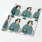 Frauen tragen Taschen Geschenkpapier (Ungerollt)