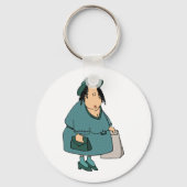 Frauen tragen Taschen Schlüsselanhänger (Vorderseite)