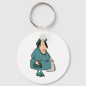 Frauen tragen Taschen Schlüsselanhänger (Rückseite)