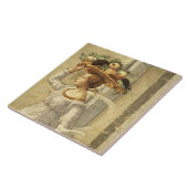 Frauen-tragende Frucht, von der Geburt von Fliese (Seite)