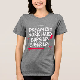 FRAUEN TRAUM GROSS ARTIGES LEINWAND T-SHIRT Tri-Blend SHIRT