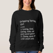 FRAUEN TREIBEN SPRINGS MIRL TX TEXAS Funny City H Sweatshirt (Vorderseite)