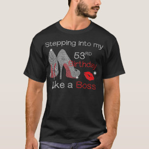 Frauen treten in meinen 53. Geburtstag ein wie ein T-Shirt