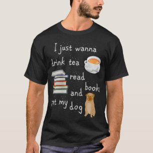Frauen trinken Tee lesen Bücher Haustier Hund