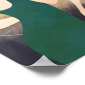 Frauen trinken Wein Poster (Ecke)