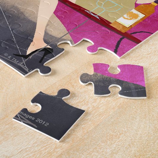 Frauen trinken Wein Puzzle (Seite)