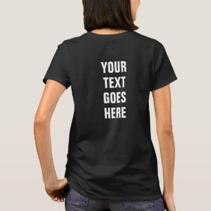 Frauen TShirts Rückseite Drucken Hinzufügen von Te