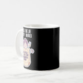 Frauen Typ 1 Monat Funny Diabe Kaffeetasse (Vorderseite Links)