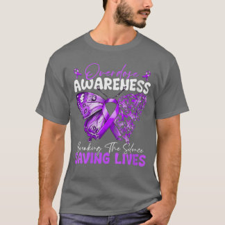 Frauen Überdosis-Bewusstseinsmonat Durchbrechen De T-Shirt