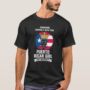Frauen Umgeben sich Puerto Rico Girl Perto R T-Shirt