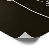 Frauen und Blume Poster (Ecke)