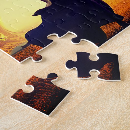 Frauen und ein riesiger Pilz Puzzle (Seite)