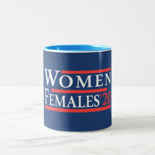 Frauen und Frauen im Jahr 2020 Zweifarbige Tasse