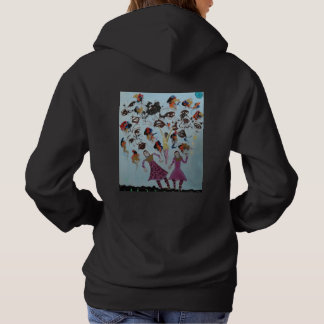Frauen- und Gesichter-Malerei Hoodie