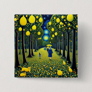 Frauen und Katzen in Lemon Grove Button