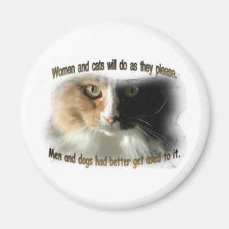 Frauen und Katzen... Magnet