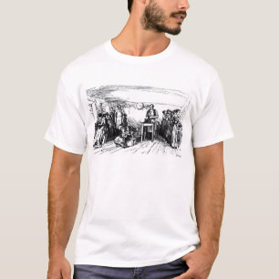 Frauen und Kinder, die Schuhe herstellen T-Shirt