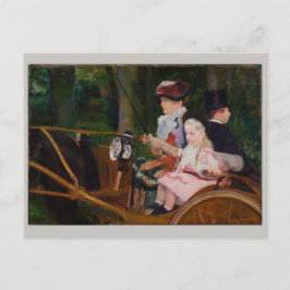 Frauen und Mädchen, die Mary Cassatt fahren Postkarte