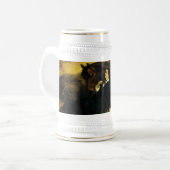 Frauen und Pferd Bierglas (Vorderseite Links)