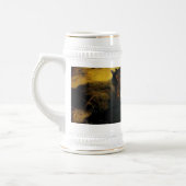 Frauen und Pferd Bierglas (Links)