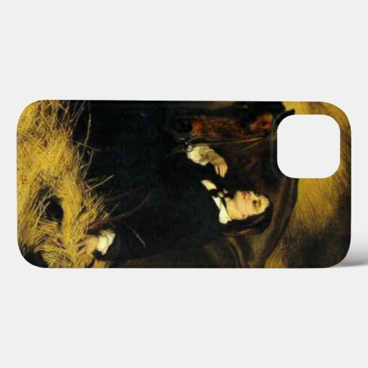 Frauen und Pferd Case-Mate iPhone Hülle (Rückseite (Horizontal))