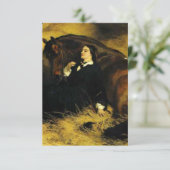 Frauen und Pferd Einladung (Stehend Vorderseite)