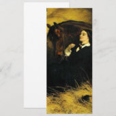 Frauen und Pferd Einladung (Vorne/Hinten)