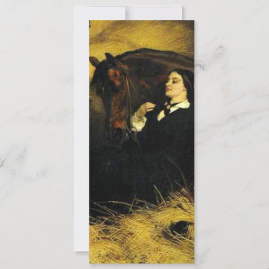 Frauen und Pferd Einladung (Vorderseite)