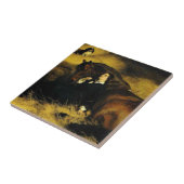 Frauen und Pferd Fliese (Seite)