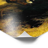 Frauen und Pferd Fotodruck (Ecke)