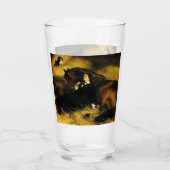 Frauen und Pferd Glas (Vorderseite)