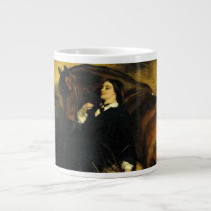 Frauen und Pferd Jumbo-Tasse