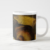 Frauen und Pferd Jumbo-Tasse (Rechts)