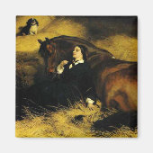 Frauen und Pferd Magnet (Vorne)