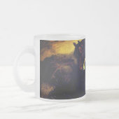 Frauen und Pferd Mattglastasse (Links)