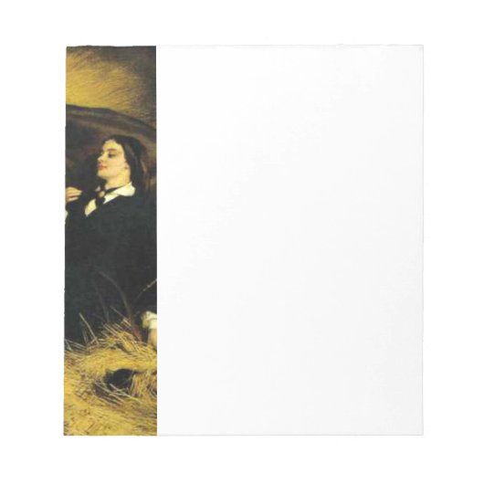 Frauen und Pferd Notizblock (Vorderseite)