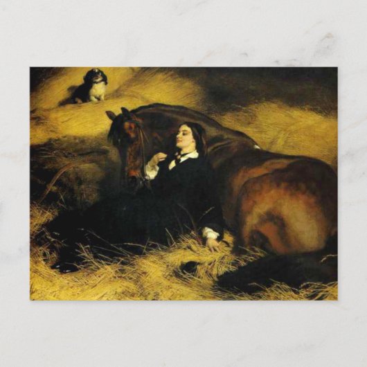 Frauen und Pferd Postkarte (Vorderseite)