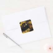 Frauen und Pferd Quadratischer Aufkleber (Umschlag)