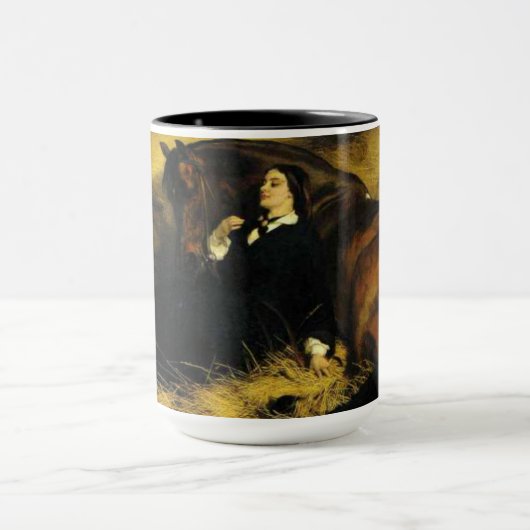 Frauen und Pferd Tasse (Zentrum)
